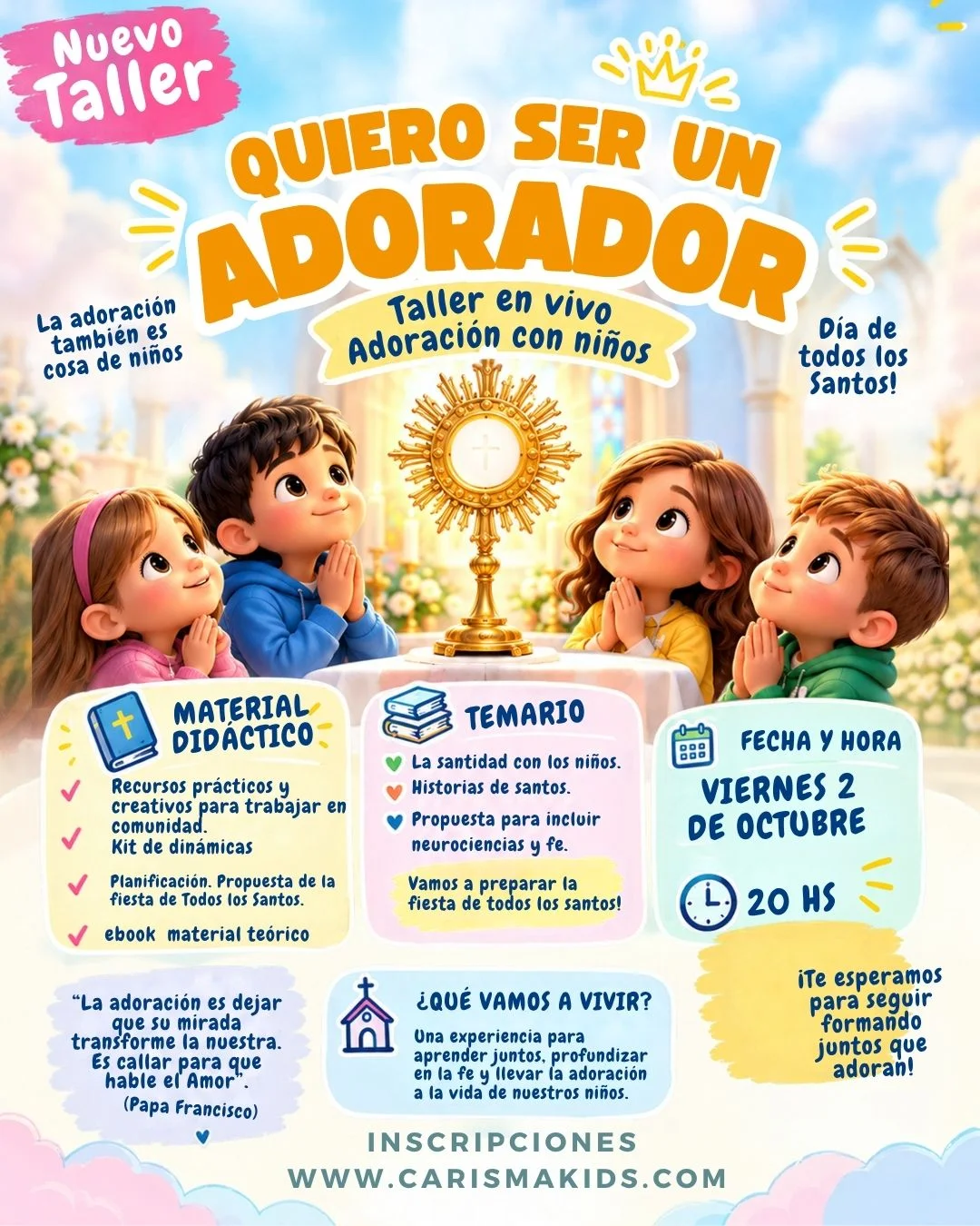 Taller en vivo: Quiero ser un adorador